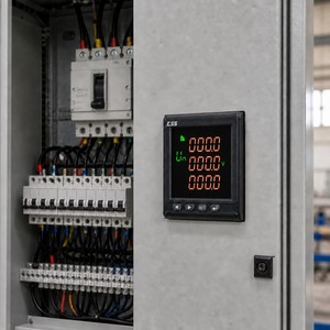 มิเตอร์ไฟฟ้าดิจิตอลสามเฟส มัลติฟังก์ชั่น จอ LCD พร้อม RS485 Modbus RTU รุ่น 72 X ESS720E - Product Image 2