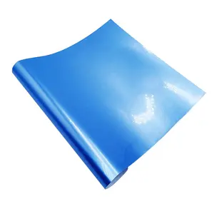 Krakende Weerstand Gloss Metallic Huisdier Vinyl Auto Wrap Kleur Veranderende Blauwe Auto Wrap Vinyl