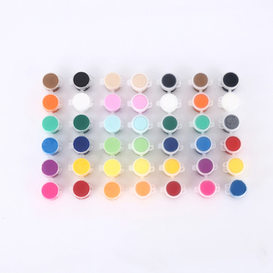 Set di Pittura Acrilica Professionale Non Tossica <span class=keywords><strong>3</strong></span>/5ML, Colori Personalizzabili, Mini Set di 6 Vasetti per Bambini, Pittura su Vetro e Arte - Product Image 6