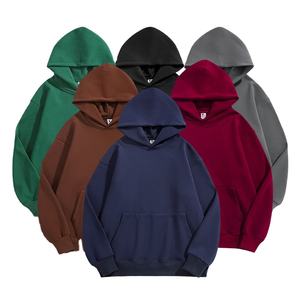 Apparel Hot Men's <strong>Clothing</strong> Men's Hoodies Sweatshirts Oem Custom Graphic Print Heavy Oversized Blank Hoodies Set - Product Image 4