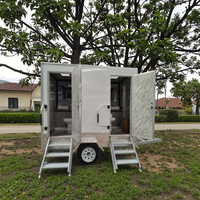 Fabricants : Promotion de toilettes mobiles de qualité supérieure avec roues personnalisées pour l'extérieur
