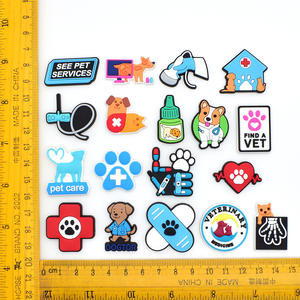 Accesorios de PVC Reutilizables para Zapatos con Diseño de Hospital Veterinario, Decoraciones de Goma Suave para DIY, Temática Médica para Mascotas, Venta al Por Mayor - Product Image 2