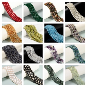 Perle Sfaccettate Rotonde di Giada Verde Smeraldo Tinta <span class=keywords><strong>da</strong></span> <span class=keywords><strong>4</strong></span>~12mm, Naturali e Certificate GIC per Creazione di Gioielli - Product Image 4