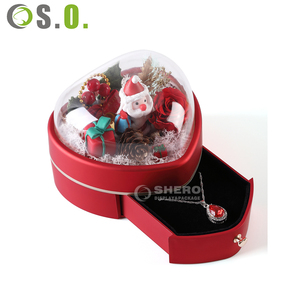 Caja de embalaje de joyería de alta calidad Forte anillo colgante pendiente joyero de lujo Rosa joyero - Product Image 2