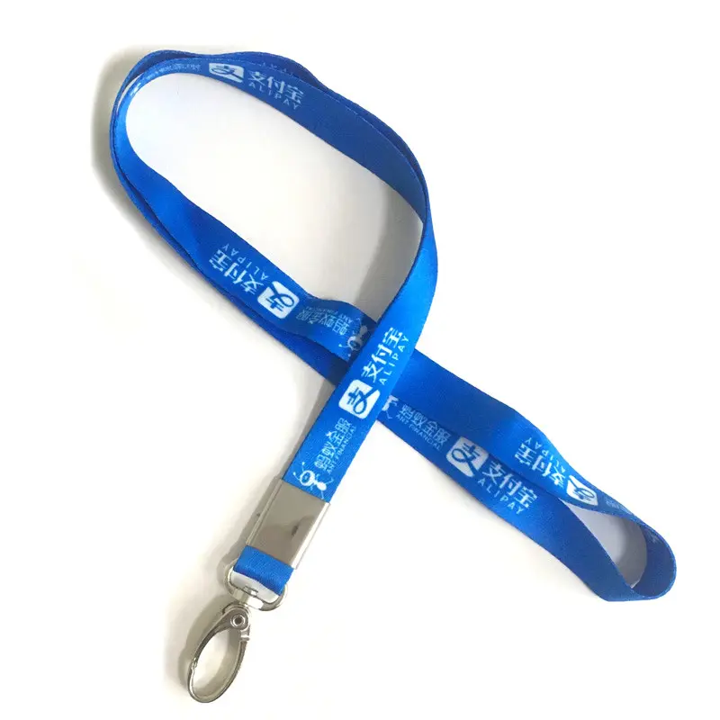 Economic Custom Lanyards ID Card Badge Holder Neck Strap Printed Logo Polyester Sublimation Lanyard