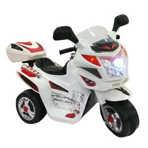 دراجة نارية كهربائية للأطفال بعمر <span class=keywords><strong>2</strong></span>-7 سنوات مع أضواء، سيارة لعبة ثلاثية العجلات من البلاستيك للأطفال بسعر رخيص - Product Image 5