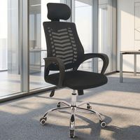 Chaise de bureau moderne et contemporaine pour la maison, chaise ergonomique en maille, chaises élégantes pour le bureau et la réception