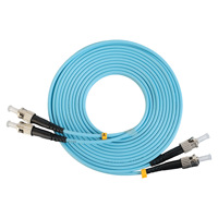 Câble de raccordement en fibre optique OM3 de qualité télécom LC-LC 10 Trillion Multimode Double Core SC-FC/ST, ligne d'extension carrée/circulaire 3m
