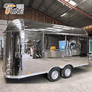 Remorque de cuisine mobile aux normes européennes, camion de restauration avec éclairage certifié et système de câblage professionnel - Product Image 2