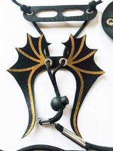 Kekang Kadal Naga Berberuang, dengan Sayap Keren dan Tali Yang Dapat Disesuaikan 3 Ukuran Pak Cocok untuk Reptil Babi Belanda Iguana Tupai - Product Image 4