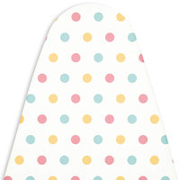 Housse de planche à repasser réfléchissante en silicone 15x54 pouces, sangles de fixation à crochet de grande taille, coussinets résistant aux taches de brûlure sur les vêtements