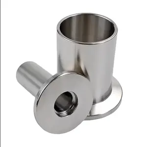 20/30/40/50/60/80mm Length KF10/16/25/40/50 Vacuum Welding Ferrule SUS304 Stainless Steel Sanitary Pipe Fitting Adapter Homebrew