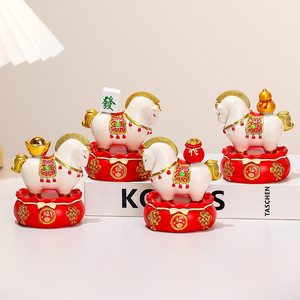 Ruijie Chinese Style Horse <b>Mascot</b> Red Lucky Horse For New Year Gift Decorations - Product Image 2