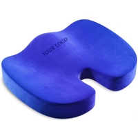 Coussin de siège en mousse à mémoire de forme orthopédique pour le coccyx et la sciatique, soulagement des douleurs au dos et au coccyx, pour chaise et voiture