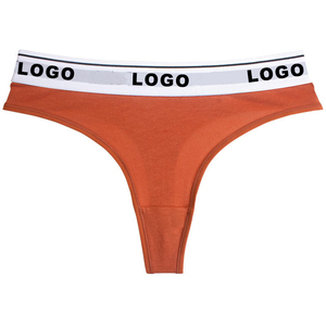 Low-Rise Cotton Tangas Unterwäsche für Frauen Modische neue sexy Bikini Höschen mit elastischen Bund Großhandel Custom Logo