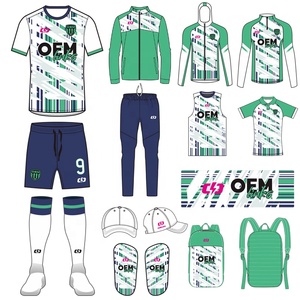 Seragam Sepak Bola Kustom OEM Baru, Cepat Kering, Pakaian Sepak Bola Pria, Jersey Sepak Bola, Seragam Sepak Bola Pria, Jersey Sepak Bola - Product Image 1