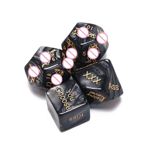 4 Uds. Regalo divertido para parejas, juegos sexys para adultos, juego <span class=keywords><strong>de</strong></span> <span class=keywords><strong>dados</strong></span> <span class=keywords><strong>de</strong></span> amor, letras poliédricas en inglés, <span class=keywords><strong>dados</strong></span> <span class=keywords><strong>de</strong></span> postura sexual - Product Image 1