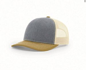 Gorras Trucker Richardson 112 de 6 Paneles, Gorras de Béisbol de Alta Calidad para Exteriores, Gorra Trucker de Malla Precurvada con Parche de Cuero - Product Image 1