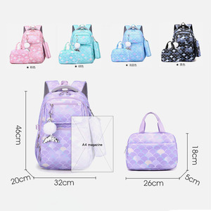 Vente en gros 2024 Sacs à dos avec logo personnalisé de haute qualité Cartables mignons pour enfants avec fermeture à glissière Beaux styles pour filles - Product Image 6