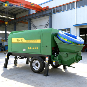 Pompe à béton horizontale diesel certifiée CE, pompe fixe de ligne 25m³/<span class=keywords><strong>h</strong></span> pour le transport vertical de béton sur 130m, utilisation sur chantier - Product Image 4