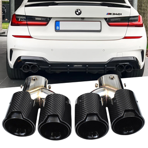 ท่อไอเสียคาร์บอนไฟเบอร์สำหรับ BMW G20/G21/G22/G42 อัพเกรดท่อไอเสีย M240i M340i M440i พร้อมปลายท่อคาร์บอนสี่ชิ้น - Product Image 5