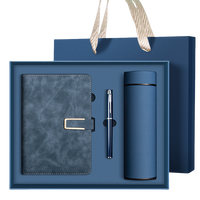 Ensemble cadeau d'entreprise de haute qualité, carnet avec stylo et flacon pour cadeaux d'affaires