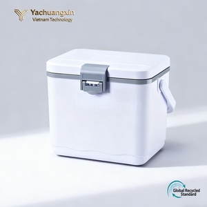 Modern Plastic Outdoor Picnic <b>Camping</b> 4.5L Car Portable Hot and Cold Dual-Use Handheld Shoulder Strap Ice <b>Storage</b> Cooler <b>Box</b> - Product Image 3
