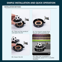 Football Design voiture désodorisant solaire rotatif parfum décoration voiture intérieur accessoires Original aromatisé parfum diffuseur