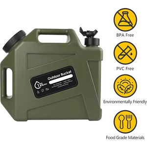 Tanque de Almacenamiento de <span class=keywords><strong>Agua</strong></span> Portátil de 3.2 Galones a Precio de Fábrica, con Aislamiento Térmico, Plástico PC Ecológico <span class=keywords><strong>para</strong></span> Camping y Senderismo - Product Image 2