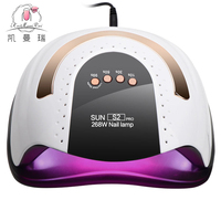 Nouvel arrivage de lampe UV portable 268W haute puissance Sun S2 Pro LED pour ongles, vernis à gel, séchage, lampe pour salon de manucure