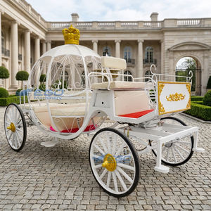 Chariot Citrouille Cendrillon Populaire en Gros, Décoration Créative de Chariot, Chariot Européen d'Extérieur pour Sites Touristiques - Product Image 1