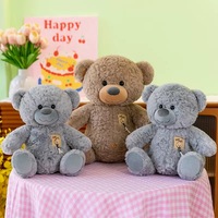 Boneka Beruang Teddy 25cm 30cm 40cm Laris Manis, Mainan Boneka Beruang Premium Lembut dan Halus, Hadiah untuk Kencan Romantis di Hari Valentine