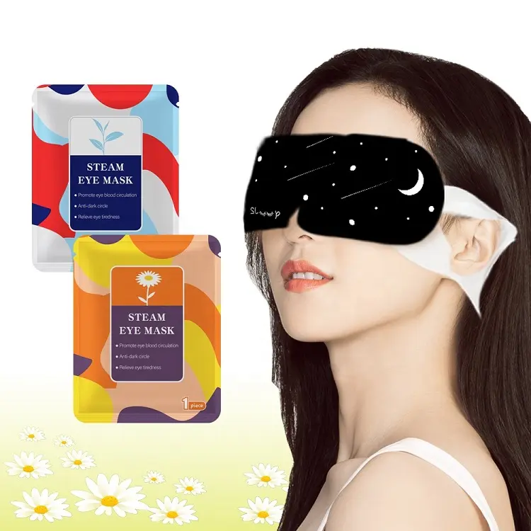 Maschera per gli occhi calda monouso SPA maschera per gli occhi calda maschera per gli occhi non profumata maschere per gli occhi autoriscaldanti