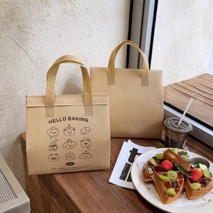 Bolsa reciclable no tejida, bolsa aislante de calidad alimentaria, bolsa para empacar pasteles, bolsa para almacenar sándwiches, bolsa desechable no tejida personalizable - Product Image 3