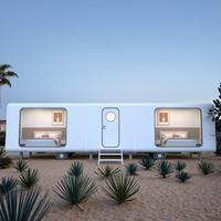 Petite maison contemporaine de luxe de 10m Volferda Portable 8.5m Space Capsule Mobile Container Home 5-Person Folding Steel