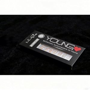 Servicio de Diseño Gratuito, Caja de Cartulina Blanca Metálica con Ventana de Papel de Aluminio Plateado para Empaque de Cosméticos - Product Image 2