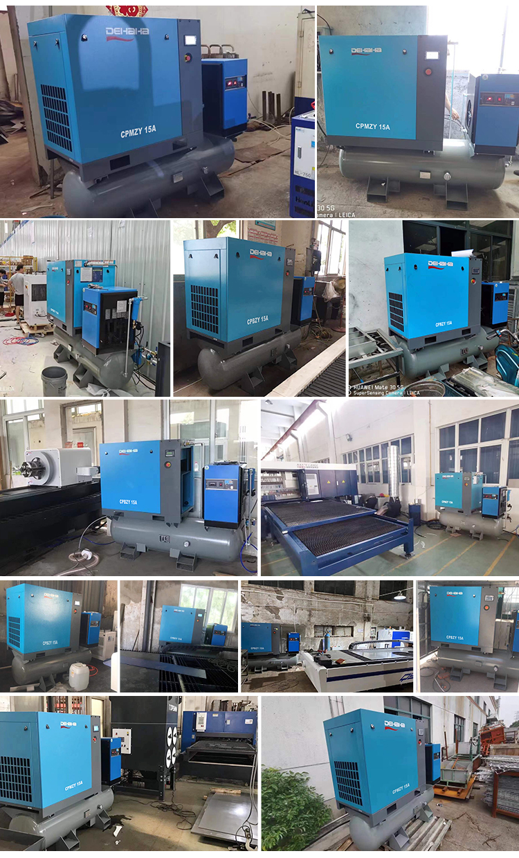 16bar 15kw 20HP Integrated Laser Cutting Screw Air Compressor For Sale