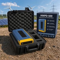 Analyseur de PD portable personnalisable HWPD-500 avec application Android, générateur de spectre TDR FFT, écran LCD, température de fonctionnement -20~+400