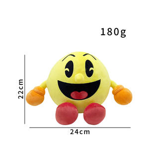 Nouvelle peluche <span class=keywords><strong>PAC</strong></span> <span class=keywords><strong>MAN</strong></span>, accessoires de jeu, poupée créative, vente en gros - Product Image 3
