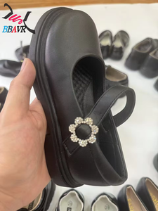 Children's Black School <b>Shoes</b> <b>Soft</b> Sole Comfortable Children's Leather <b>Shoes</b> Unisex Party <b>Shoes</b> Mixed Design Wholesale - Product Image 3