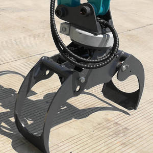 Grappin hydraulique de 3 tonnes pour mini-excavatrices, grappin rotatif pour bois, Ebbeco Lantena De Mequlho Beb, grappin manuel pour bois - Product Image 1