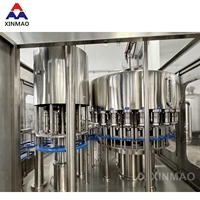 Bouteille entièrement automatique potable équipement d'embouteillage d'eau minérale pure remplissage machine de capsulage ligne de production