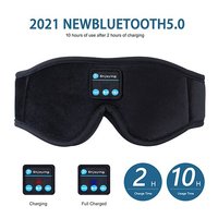 Masque de sommeil musical intelligent avec écouteurs Bluetooth, microphone intégré et lecteur 3D sans fil pour le voyage