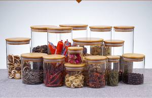 Mutfak yüksek borosilikat tatlı spagetti makarna çerezler baharat gıda cam teneke saklama kutusu kavanoz - Product Image 2