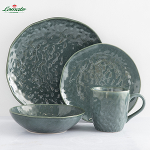 ชุดอุปกรณ์รับประทานอาหารลายครามญี่ปุ่นเคลือบเงาเป็นมิตรต่อสิ่งแวดล้อมจานสีออร์แกนิคของโรงแรมทำจากไม้ยิงได้ - Product Image 1