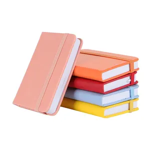 Aangepaste 2024 Hardcover Multifunctionele A7 Pu Lederen Pocket Notebook