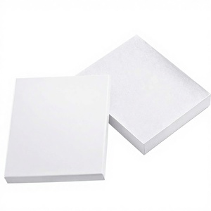 Cajas de Regalo Rectangulares Blancas <span class=keywords><strong>para</strong></span> Joyería MESHA, 10 Piezas, 6x5x1, Rellenas de Algodón, Brillantes, Envío al por Mayor, Accesorios <span class=keywords><strong>para</strong></span> Pequeñas Empresas, China - Product Image 1
