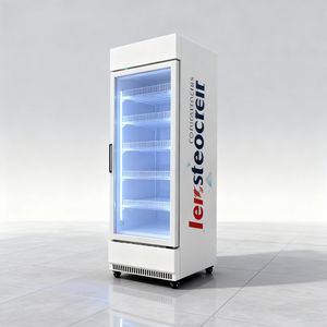 Commerciële gekoelde koelvitrine met roestvrijstalen deur, digitale temperatuurregeling, luchtgekoeld, directe koeling, mechanisch - Product Image 6