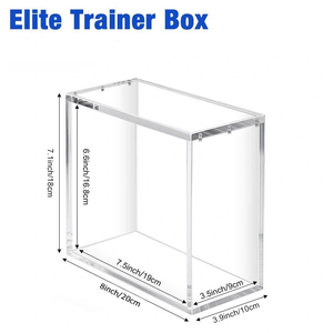 定制99% 防紫外线增强盒，带强磁铁的交易卡游戏展示柜，ETB亚克力收藏储物盒 - Product Image 2