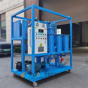 FTY Easy Moving Steam Turbine Lube Oil Purifier Turbine Oil Dehydration And Purification Plant